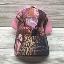 John Beer Deere Pink Mesh Hat  Zipback Camo Baseball Trucker Ladies Fast... - £7.90 GBP