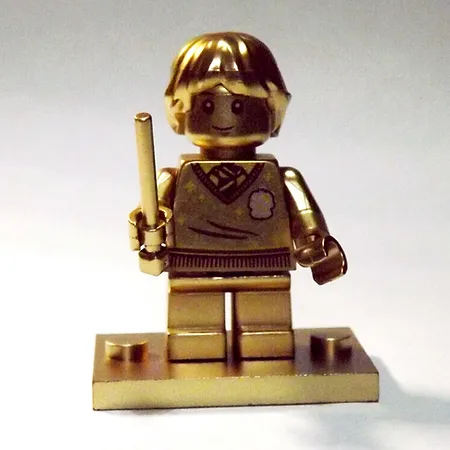 MBricks Ron Weasley Gold 20 Year edition Harry Potter Movie Minifigures - $6.06