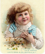Acme Soaps Lautz Bros &amp; Co Buffalo, NY Victorian Trade Card New York - €12,66 EUR