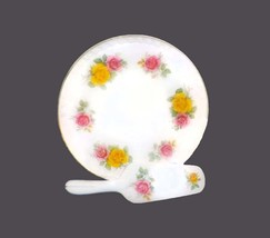 Herbert Aynsley HAY19 round cake serving plate with lifter made in England. - $117.40