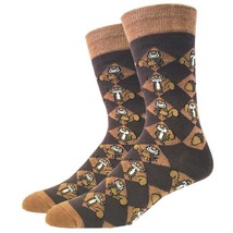 Squirrel Nut Socks Fun Novelty One Size Fits Most Dress Casual Big Foot Unisex - £9.77 GBP