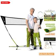 Freestanding Badminton Net with Enhanced Stability - Perfect for Parks &amp;... - $66.28