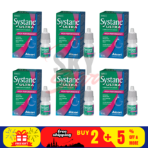 6 X Alcon Systane Ultra Lubricant Eye Drops High Performance 10ml FREE SHIPPING - £45.09 GBP