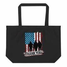 Thank You American Troops Patriotic tote bag - $27.39