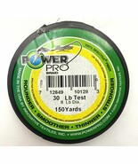 Power Pro Braided Fishing Line 30 lb 150 yds Moss Green - €12,95 EUR