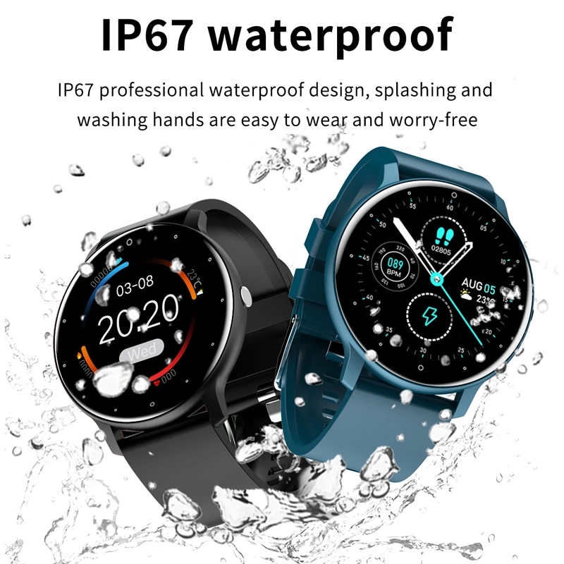 Smart watch women men lady sport fitness smartwatch sleep heart rate monitor waterproof thumb200