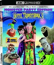 Hotel Transylvania 3 (4k Ultra HD &amp; Blu) New &amp; Sealed w slipcover &amp; Free Ship - £13.84 GBP