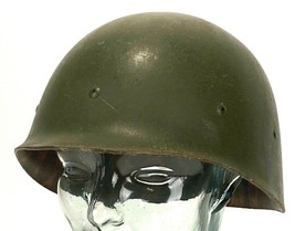 Vintage WWII WW2 US Army Military Fiberglass Helmet Liner Shell Marines Navy ?? - $93.49