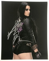 Paige Saraya Autographed WWE Glossy 8x10 Photo - £39.22 GBP