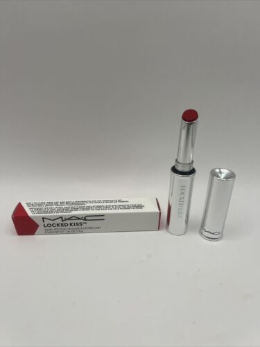 MAC Lipstick LOCKED KISS INK 24HR Lipcolour, NIB, 100% AUTHENTIC, RUBY TRUE - $24.74