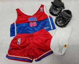 Build A Bear Basketball Jersey Outfit Shorts Top Socks Medal Cleats Shoe... - £14.76 GBP