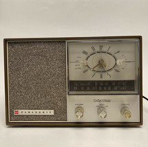 Panasonic AM FM Radio Alarm Solid State VTG - £75.80 GBP