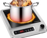 Induction Cooktop, 1800W Commercial Stainless Steel Portable Countertop ... - $185.99