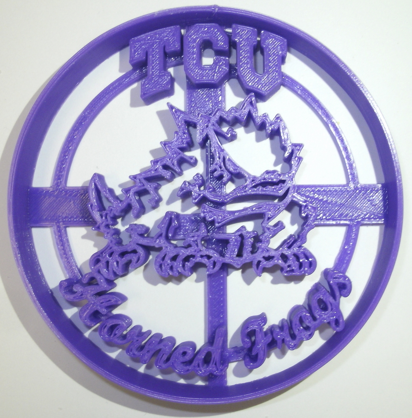Primary image for 6x TCU Horned Frogs Fondant Cutter Cupcake Topper 1.75 IN USA FD931