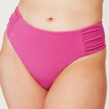 Andie Bikini Bottoms Size Small The Ruched Side Bottom Orchid Pink Women... - £13.00 GBP