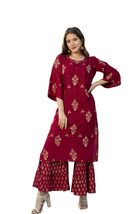 Traditional Jaipur Women&#39;s Rayon Beautiful Festive Dress Having Border Design Pa - £22.50 GBP