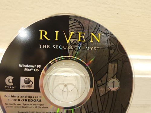 Riven: The Sequel to Myst (Windows/Mac, 1997) Disc 1 Only Item image 2