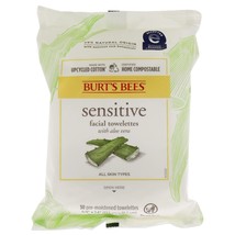 Burt&#39;s Bees Facial Cleansing Towelettes for Sensitive Skin- 30 Count - $8.99