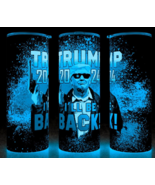 Glow in the Dark Trump 2024 I&#39;ll be Back President Donald Trump Cup Mug ... - £16.98 GBP