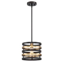 Designers Fountain Mya 1-Light Mini-Pendant, Antique Bronze - $148.99