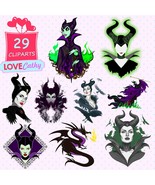 Maleficent, Maleficent Font Vector, Clipart Digital, PNG, Instant Download - £2.20 GBP