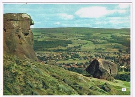 United Kingdom UK Postcard Ilkley Yorkshire Cow &amp; Calf Rocks - £1.68 GBP