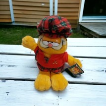 Vintage 1978 Garfield 12&quot; Plush Stuffed Animal Sporting Cat Golfer Fine Toy EUC - £20.88 GBP