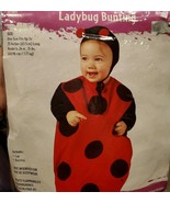 NEW Baby Bunting Ladybug Halloween Costume - Fits Infants up to 25&quot; long. - £10.80 GBP