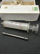 Antique Original Jenaer Glass 20ccm Syringe Original Box With Set Of Nee... - £27.14 GBP