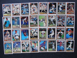 1991 Topps Micro Mini Seattle Mariners Team Set of 32 Baseball Cards - £3.93 GBP