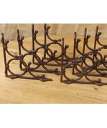8 Brackets Shelf Brace Wall Tiki Hut Cast Iron Brackets Corbels Plant Ho... - $1,010.37 MXN