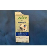 Vintage Used NY Jets vs Patriots 10/4/1992 Old Logo  d1 - $13.66 CAD
