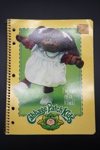 Vtg 1984 Cabbage Patch Dolls Kids Spiral Notebook Paper 10.5”x8” Black Hair - $275.92 MXN