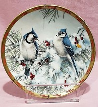 1993 Lenox 8&quot; LE Collector&#39;s Plate &quot;Winter Song&quot; Nature&#39;s Collage #B7714 ~ USA - £12.49 GBP