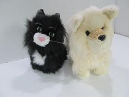 American Girl Doll lot of 2 Pets White Pomeranian Truly Me Dog  &amp; Cat Licorice - £17.47 GBP