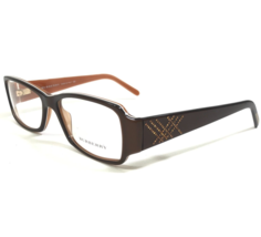 Burberry Eyeglasses Frames B 2030-B 3060 Brown Rectangular Crystals 53-1... - $111.99