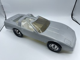 Vintage Gay Toys 1970&#39;s Corvette Silver No. 7981 American Plastics 17&quot; Car USA - £8.94 GBP