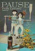 Pause for Living Summer 1963 Vintage Coca Cola Booklet Party Plans Basketry - $9.89