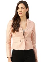 Faux Leather Jacket Casual Short Coat Women&#39;s And Girls  - $75.99