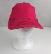 OSFM Women&#39;s Solid Hot Pink Adjustable Baseball Cap - $11.09