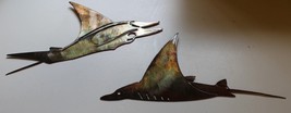 Swimming Ray&#39;s - Sea/Tropical - Metal Wall Art - Copper Size Varies Per Piece - £18.92 GBP