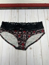 2 New Xl Floral Lace Victorias Victoria’s Secret HIP-HUGGER Panties Red Black - £16.29 GBP