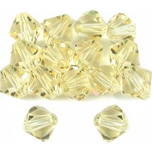 15 Jonquil Bicone Swarovski Crystal Beads Part 5301 6mm - £7.26 GBP