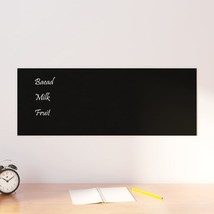  Wall-mounted Magnetic Board Black 31.5"x11.8" Tempered Glass - €77,21 EUR