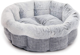 Round Dog Bed with Reversible Pillow, Luxuriously Soft Machine Washable ... - €55,09 EUR