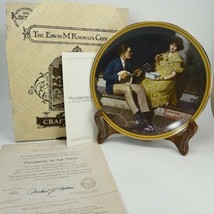 Pondering On The Porch Knowles Plate Norman Rockwell Rediscovered Women Z1HYD - £4.65 GBP
