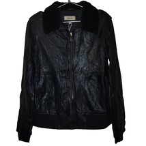 New JAKETT Bess Aviator Leather Jacket Fur Collar $640 SMALL Burnished B... - $1,798.94 MXN