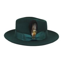 Bruno Capelo Hat Australian Wool Fedora Teardrop Crushable Bel Air BL598 H.Green image 5