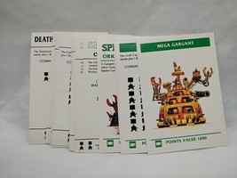 Lot Of (17) Vintage Warhammer Ork Point And Special Cards - €19,04 EUR