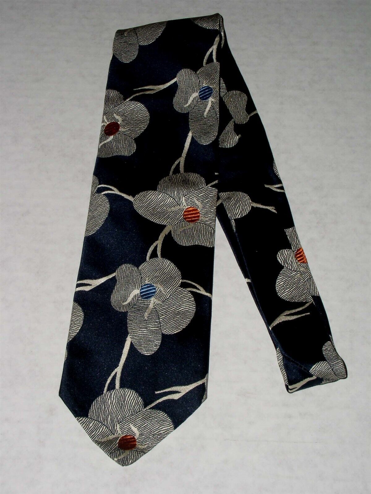 The Custom Shop Necktie Vintage 1970&#39;s Imported All Silk 3 3/4&quot; Wide - $69.99